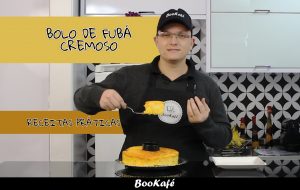 Receitas práticas BooKafé – Bolo de fubá cremoso