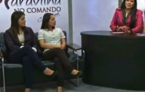 Matéria sobre o BooKafé exibida no programa ‘Maravilha no comando’