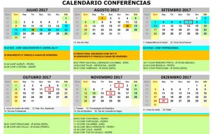 Calendário de Conferências – LINKS sempre atualizados
